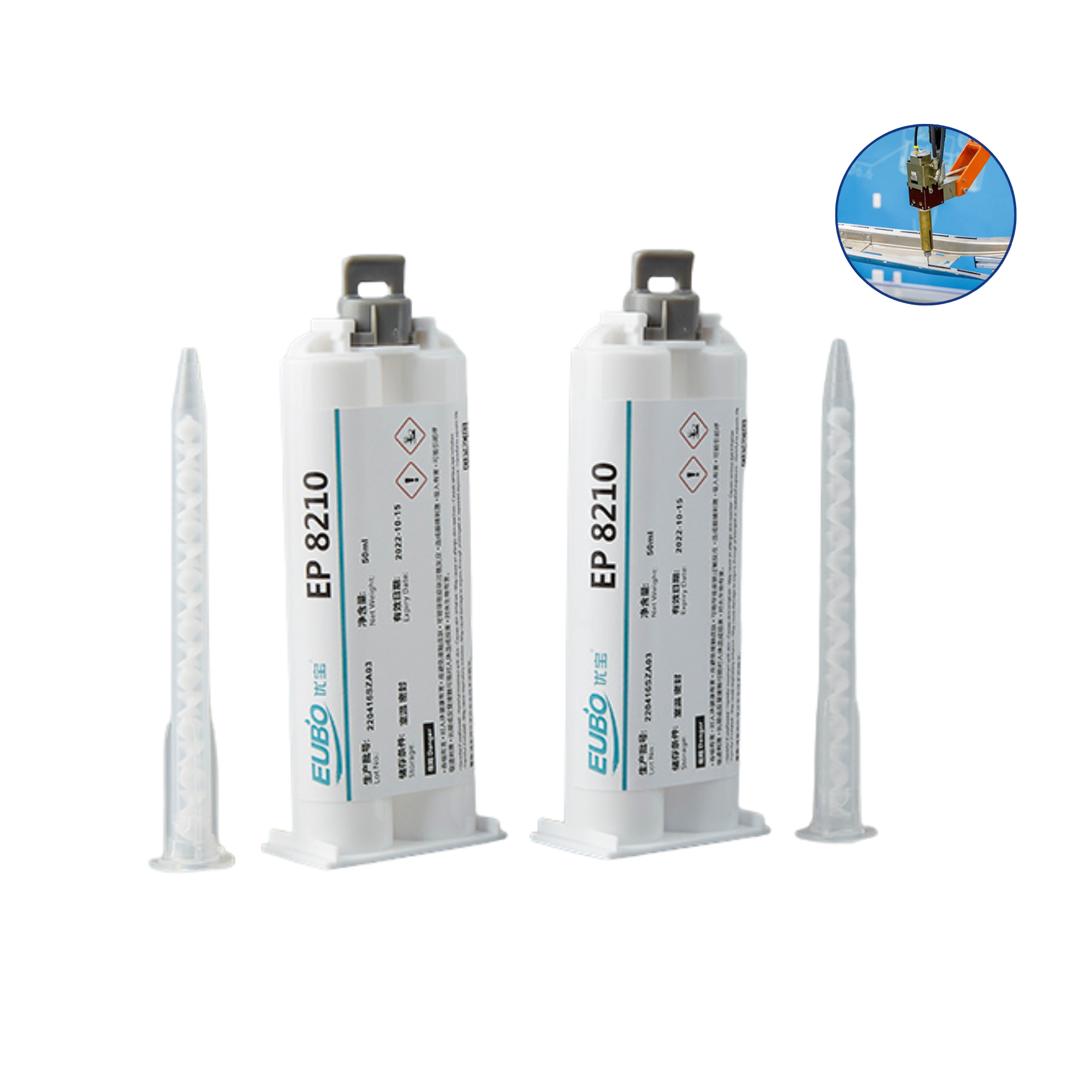 EUBO Solvent-Free Two-Component Structural Adhesive for Power Battery Bonding, Chip Bonding, and Automotive Assembly